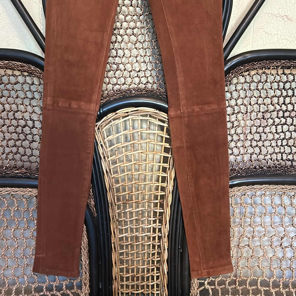 Current Elliot Lamb Suede Leggings - Picture 4 of 11